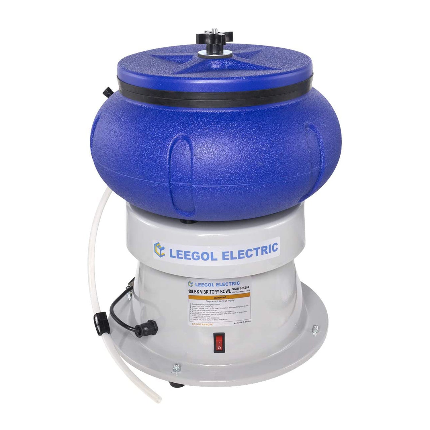 Leegol Electric Rock Tumbler 18 Lbs Vibratory Tumbler Bowl for Polishing Metal - LeegolElectric