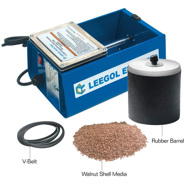 Leegol Electric Rotary Rock Tumbler - Double Drum 6LB Lapidary Polisher  (Double Barrel) : : Toys & Games