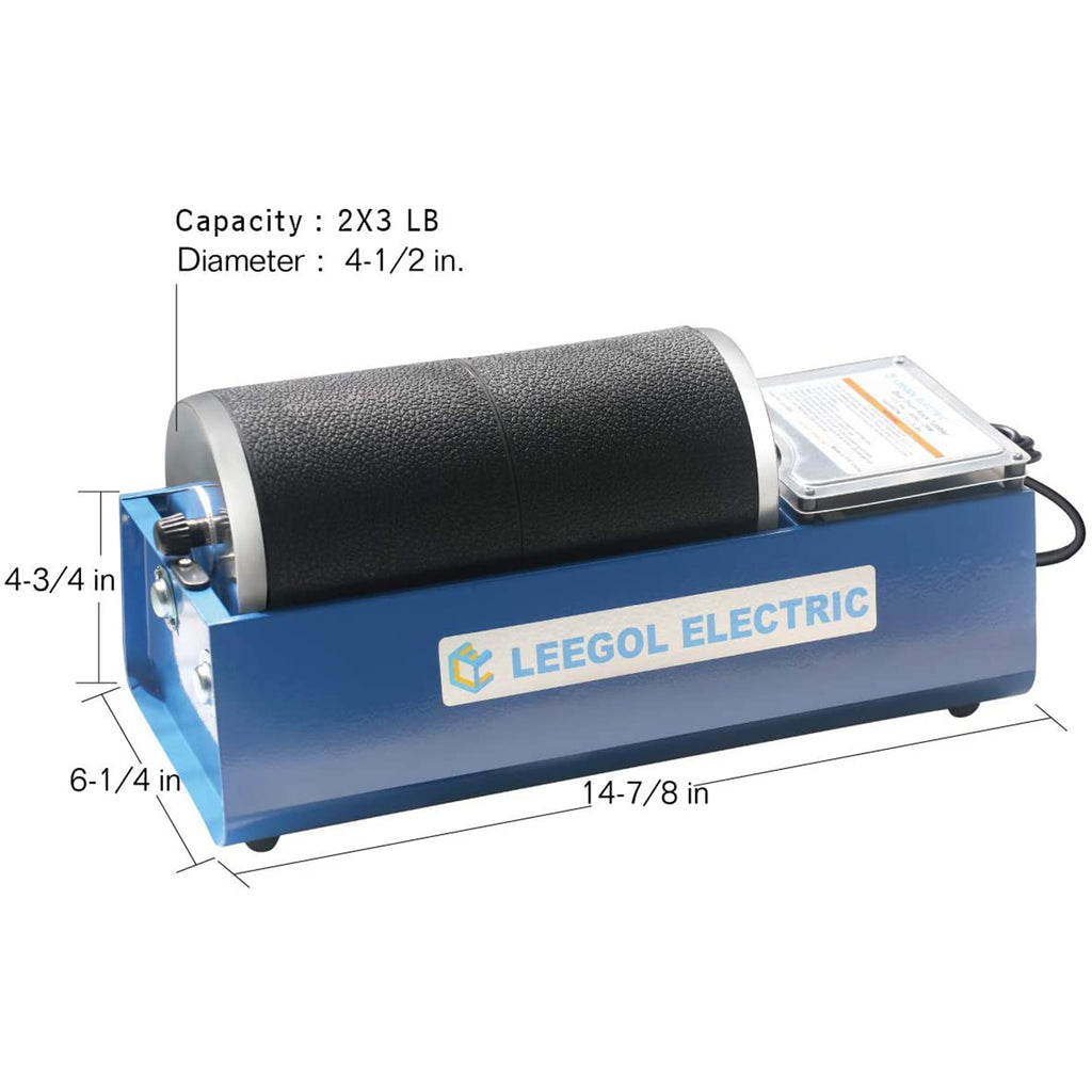 Leegol Electric 18 Lbs Vibratory Tumbler Bowl for Polishing Metal