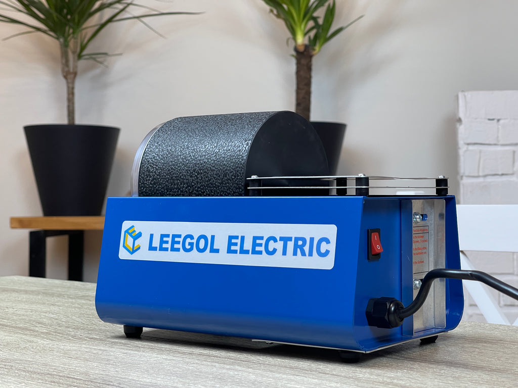 Leegol Electric Rotary Rock Tumbler - Double Drum 6LB Lapidary Polisher  (Double Barrel) : : Toys & Games