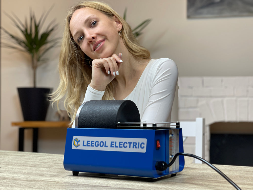  Leegol Electric Rock Tumbler 6LB Machine : Home & Kitchen